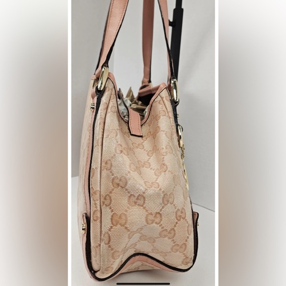 Gucci Beige and Pink Shoulder Bag - Picture 5 of 15